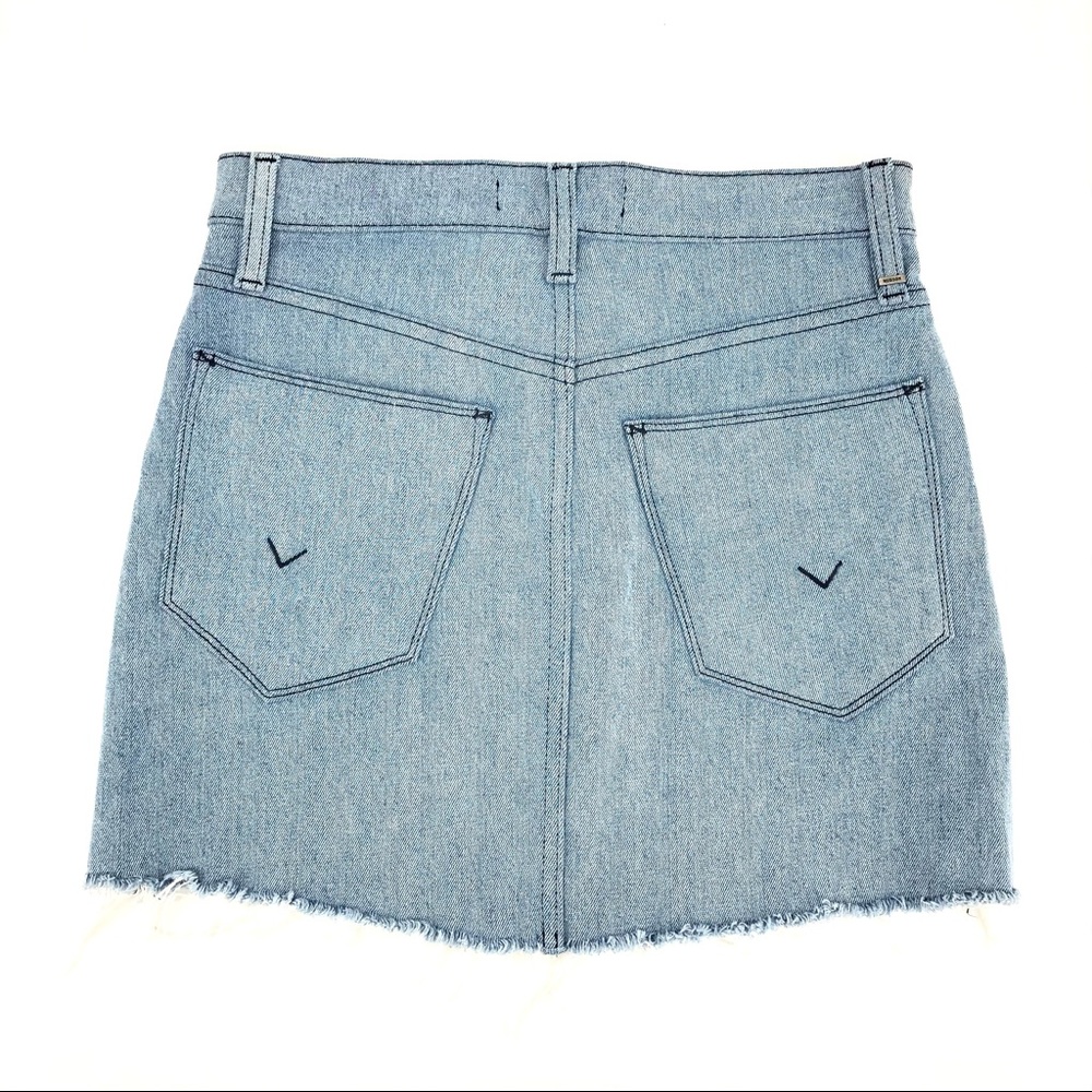 Hudson Jeans Blue Viper Denim Mini Skirt - Picture 2 of 6
